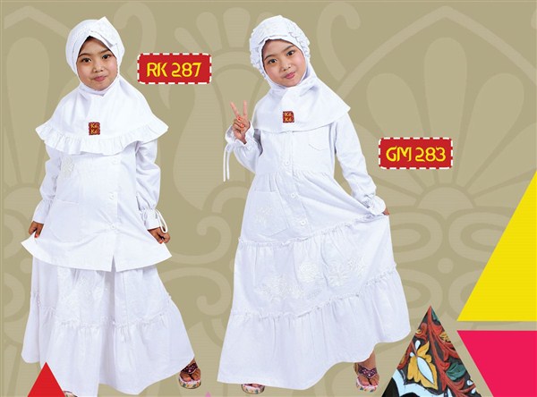 21 Model Baju Muslim Anak Perempuan Terbaru 2019 Modis Simple Dan Syar I