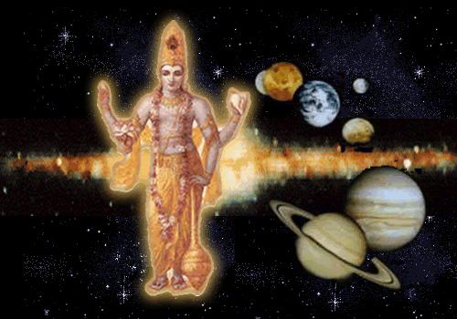 indian god wallpaper. God Vishnu And Planets