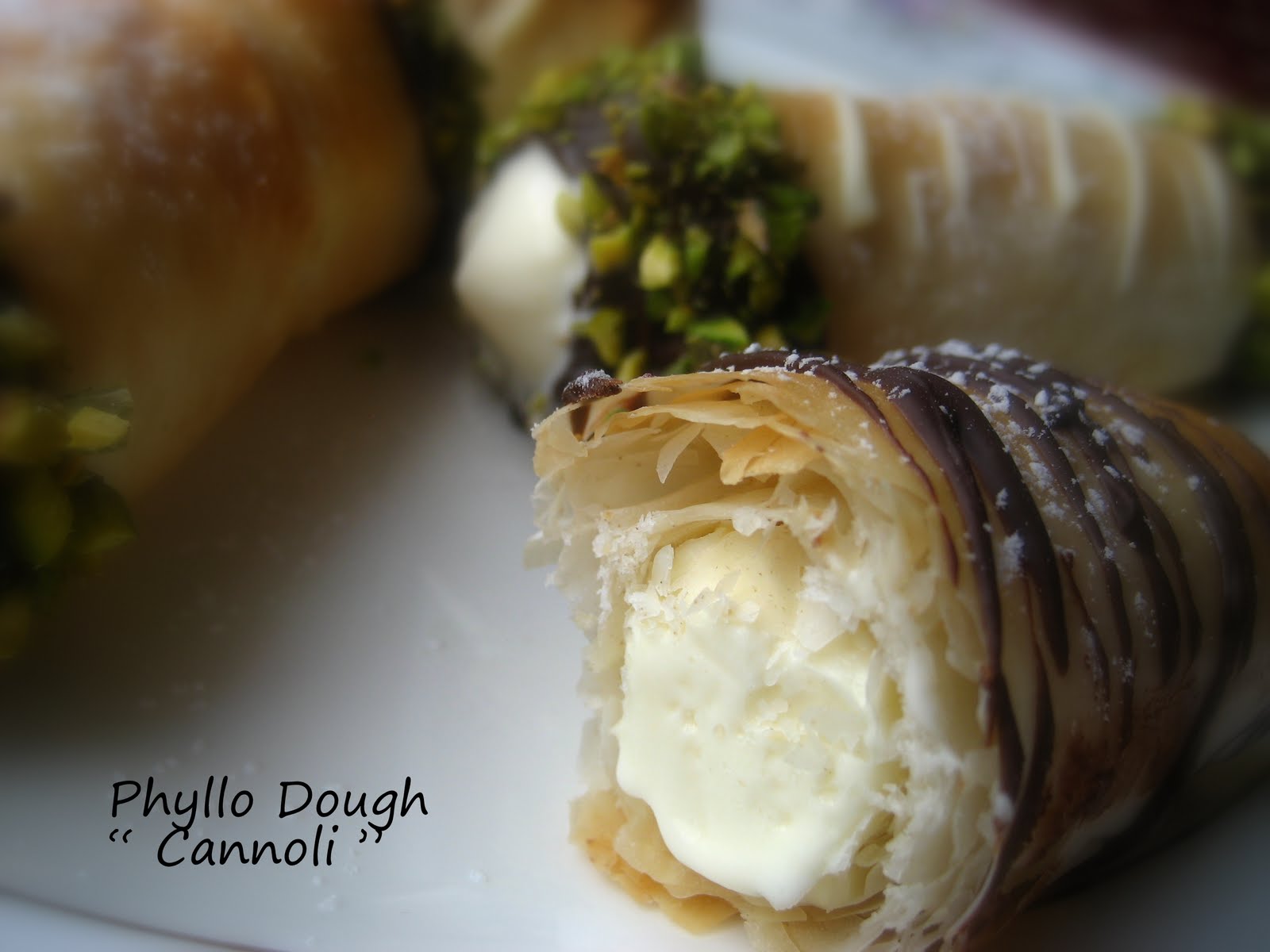 Home Cooking In Montana: Phyllo Dough " Cannoli "...filled with Vanilla Ice Cream