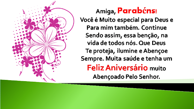 anniversarius - Mensagem de Aniversário para Amiga, Parabéns!