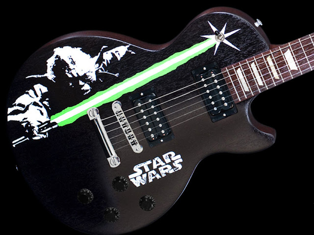 Star Wars Themed Guitar Seen On www.cars-motors-modification.blogspot.com