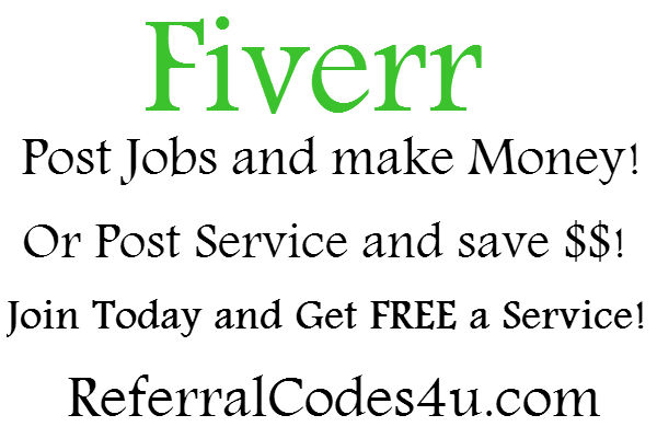 Fiverr Sign Up Bonus 2016, Free Service Promotion Fiverr.com Promo Code 