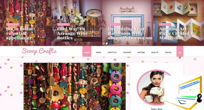 Scoop Crafts Blogger Template | Download Free Scoop Crafts Blogger Template