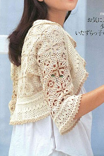 BOLERO A CROCHET MUY HERMOSO Y FÁCIL DE HACER