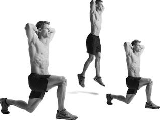 split squat jumps