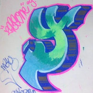 Graffiti Alphabet Sketches Letter Y