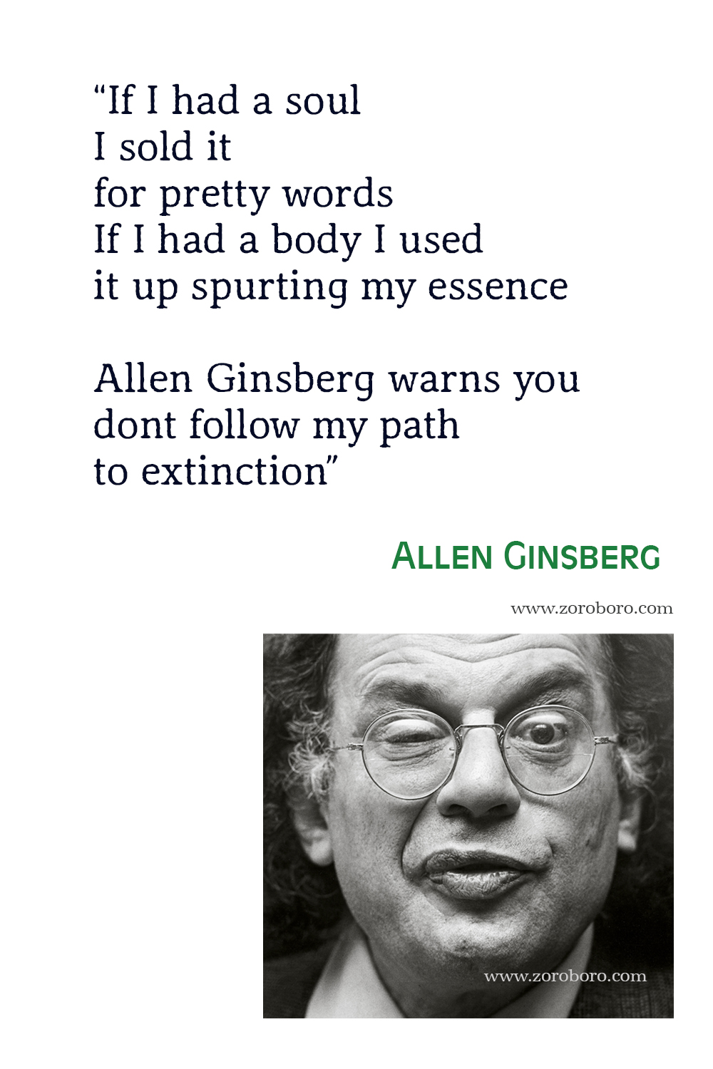 Allen Ginsberg Quotes, Poet, Poetry, Allen Ginsberg Poems, Allen Ginsberg Books Quotes, Allen Ginsberg : Selected Poems, Allen Ginsberg Howl and Other Poems & Kaddish and Other Poems .