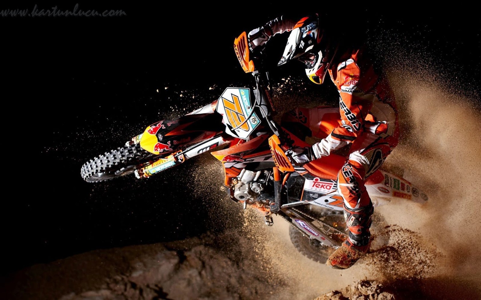 10 WALLPAPER KEREN AKSI RIDER MOTOR TRAIL Gambar Kartun Lucu Dan