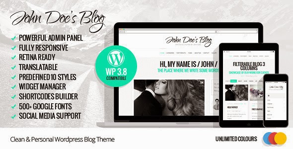 premium WordPress template 2014