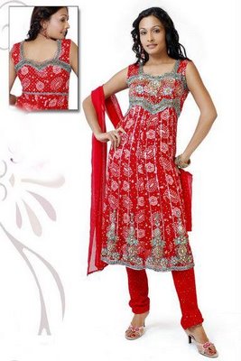 Dress Designers on Designer Chudidar Dress   Latest Design Beautiful Anarkali Dress