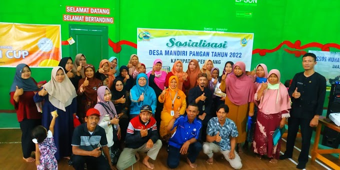 Sosialisasi Desa Mandiri Pangan Desa Beluk Kecamatan Belik