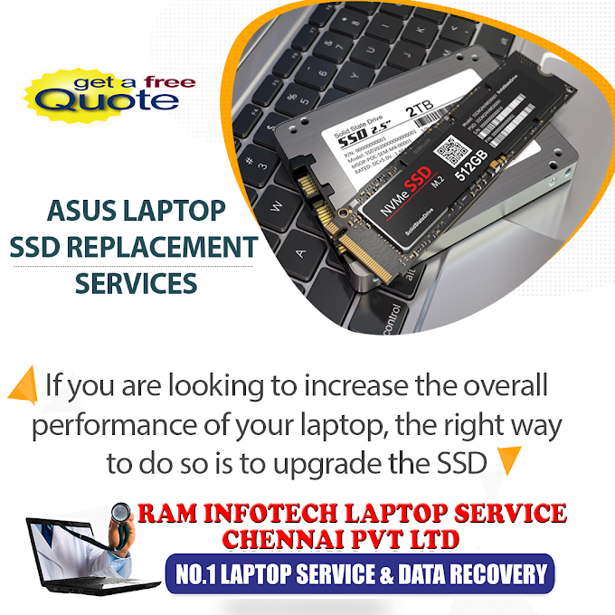 Asus Laptop SSD Replacement Services in Omr 