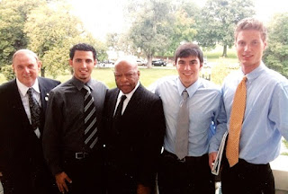 Dr. Wood and students with Congressman John Lewis