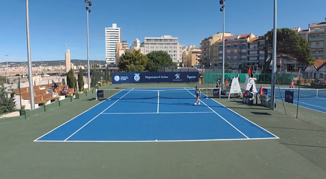 Figueira da Foz quadra de tênis portugal Bia HAddad Maia