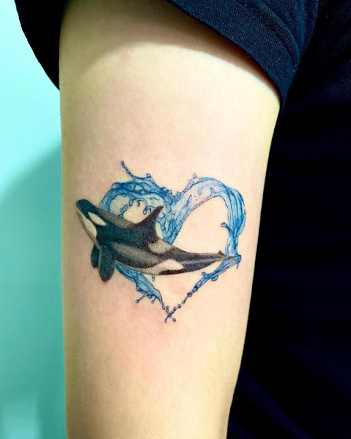 50 tatuagens de baleia para mulheres