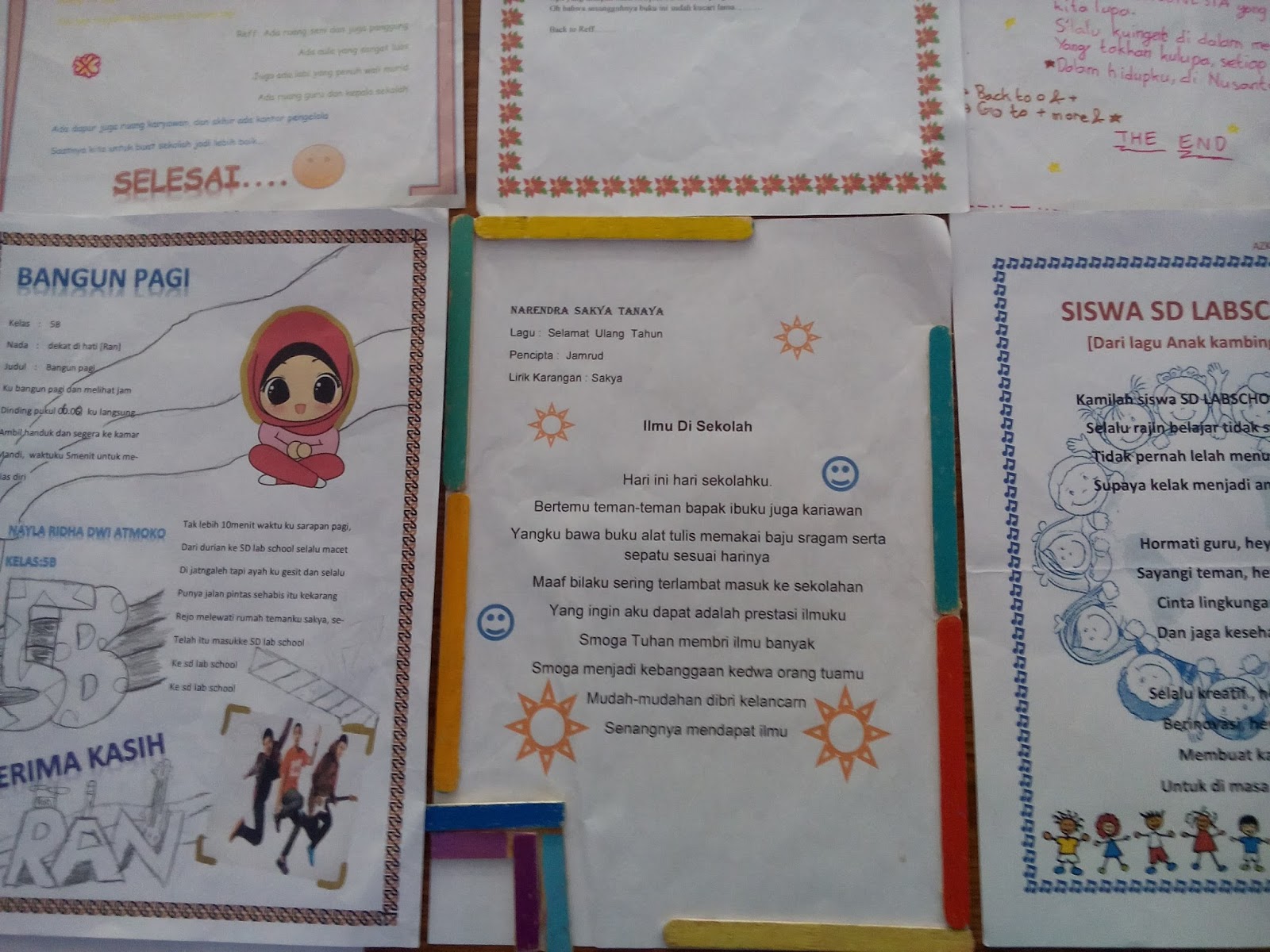 Puisi Anak Tema Lingkungan Karya Siswa Kelas 5B SD Labschool Unnes