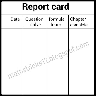 Progress math report card 