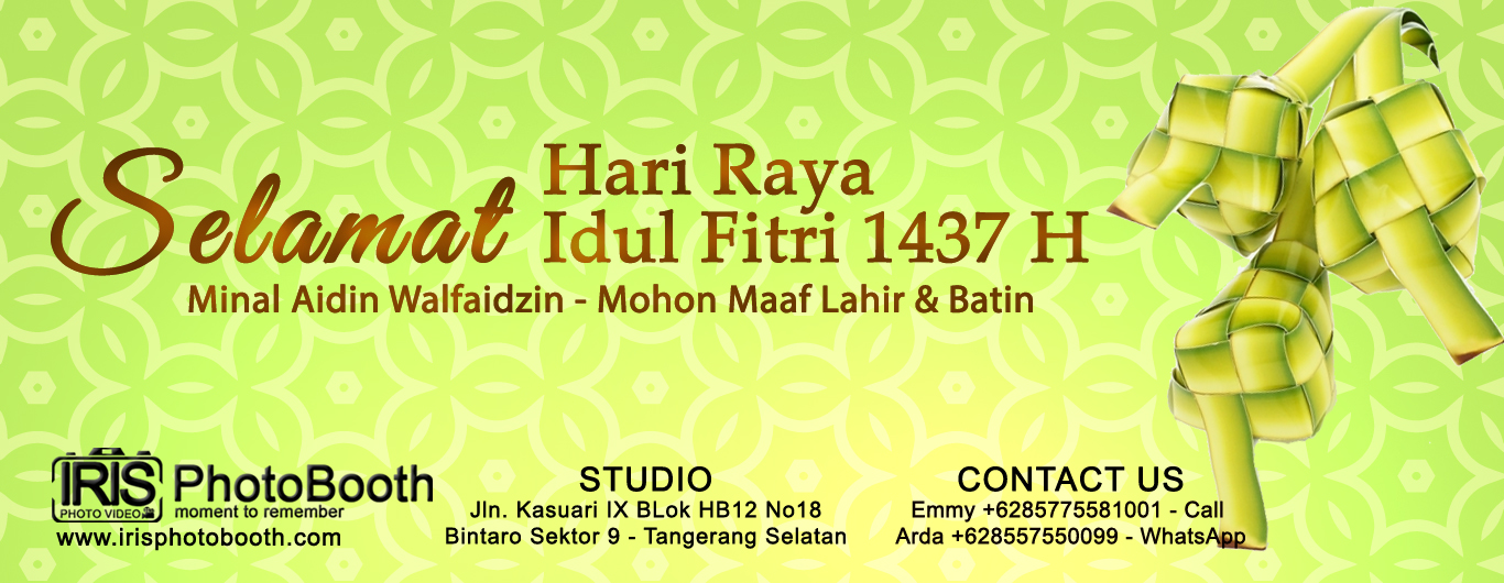 Photo Booth Halal Bi Halal Idul Fitri H
