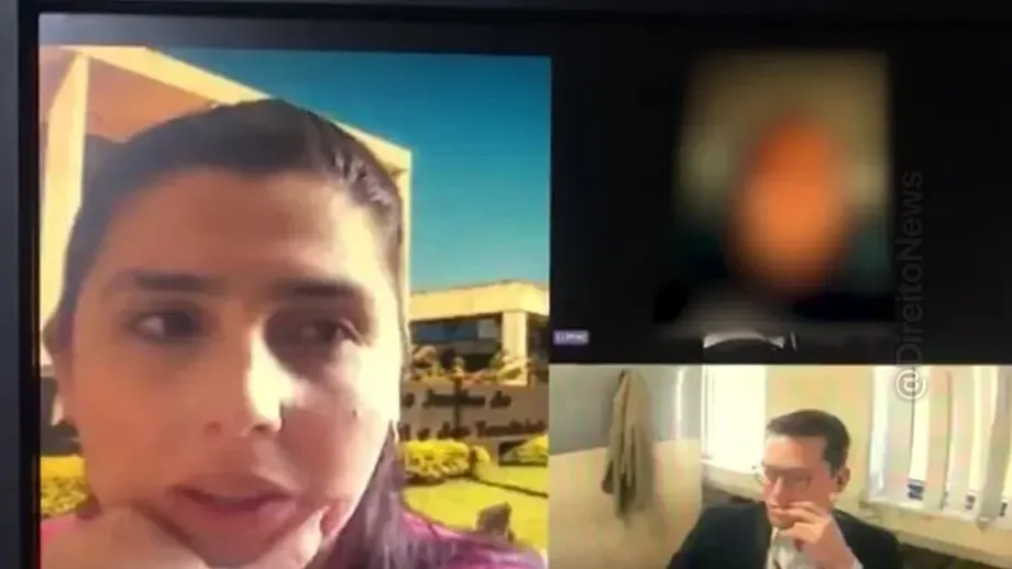mulher vitima vi0lenc1a s3questr4da audiencia virtual