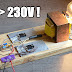 on video How to make a 1.5 volt and 220 volt inverter (small inverter)