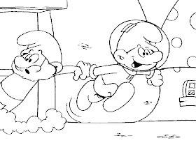 Smurf Coloring Pages