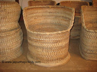 Jaipur Travel Photos : Cane Furniture