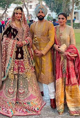 Glorious Wedding Outfits with Former Miss India Simran Kaur and Gurickk Maan