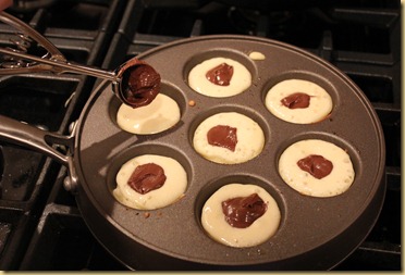 Nutella Æbleskivers/Ebelskivers