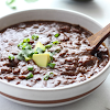 VEGAN SLOW COOKER BLACK BEAN SOUP #diet #vegan