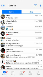 BBM Mod B-IOS v3.3.2.31 (Ringan) Tanpa Iklan Terbaru 2017