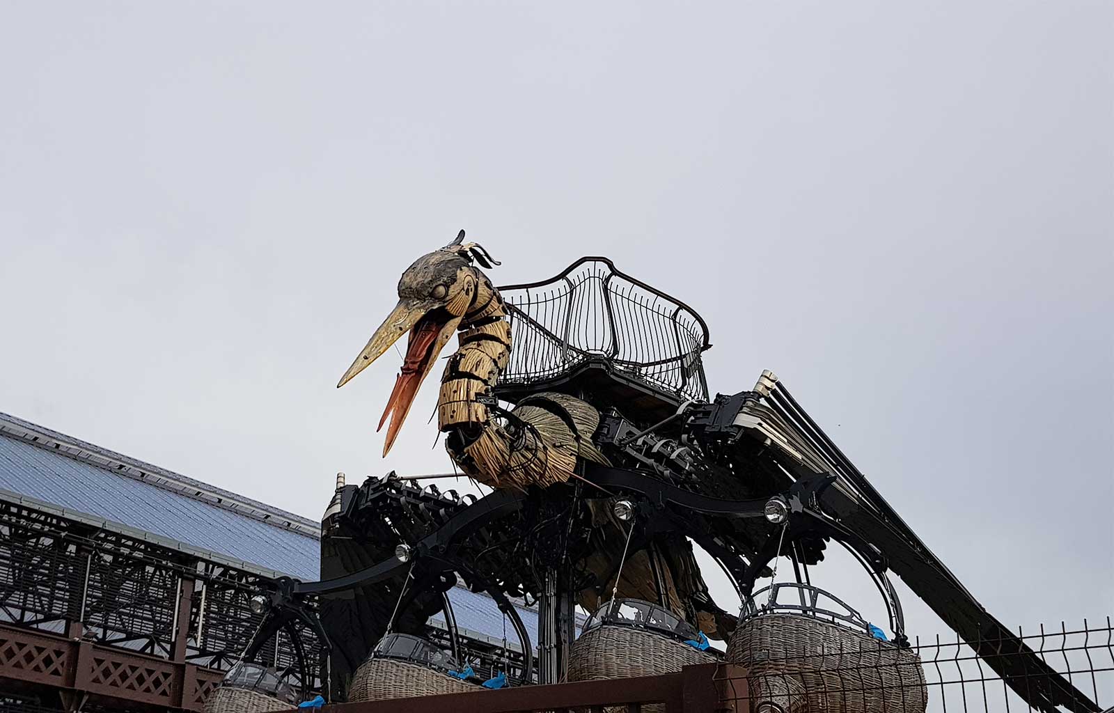 Nantes les machines de l'île arbre aux hérons