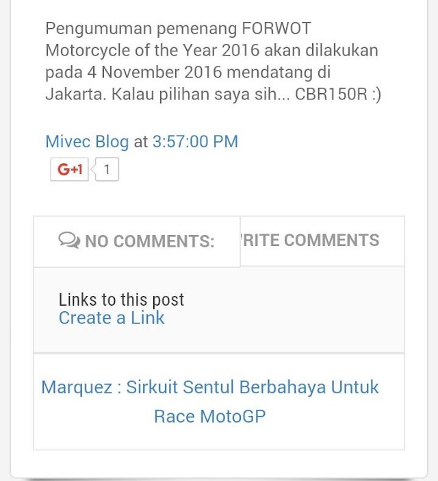 Cara Memunculkan Kolom Komentar Yang Hilang di Blog Versi Mobile