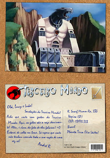 cartão postal terceiro mundo thundercats