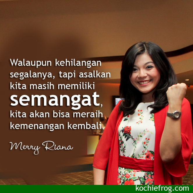 Gambar DP BBM Kata Bijak Merry Riana untuk Motivasi DP 