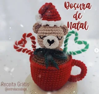 PATRON GRATIS OSO EN TAZA AMIGURUMI 65307