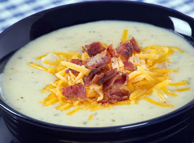 Recipes Potato Soup on Chunky Baked Potato Soup  Recipe Chunky Baked Potato Soup