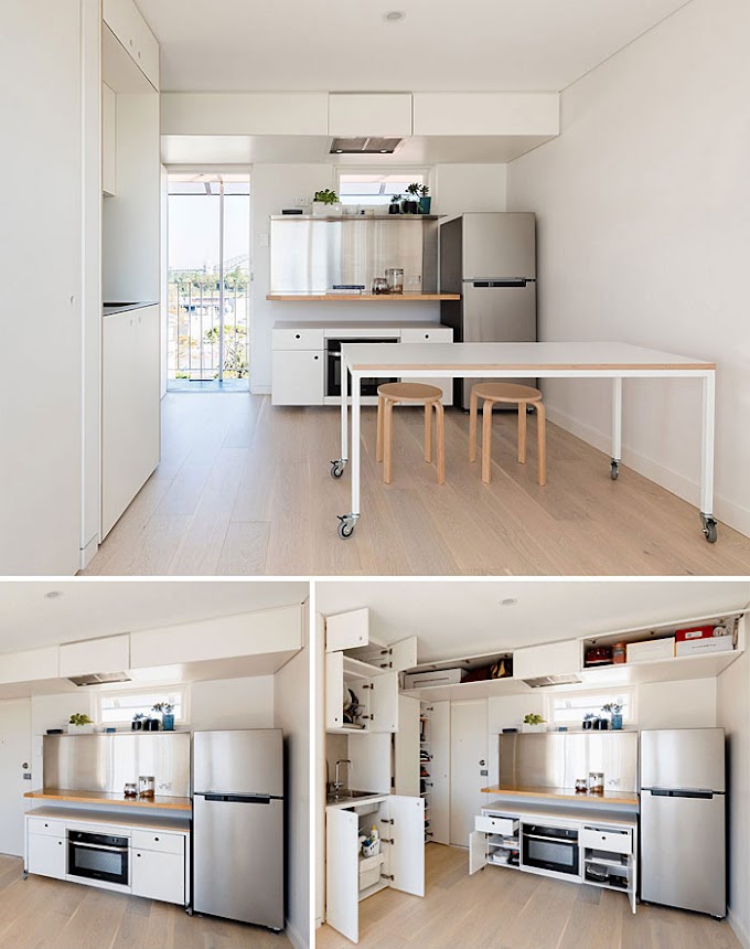 Best examples of small space saving studio apartment , Interior Designs 
