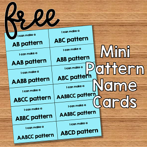 Make a Pattern Mini Cards