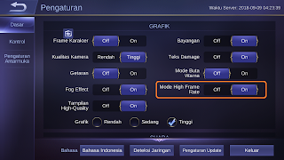 Cara Mengaktifkan High Frame Rate Mobile Legends Terbaru No Root  Cara Mengaktifkan High Frame Rate Mobile Legends Terbaru No Root 100% Work