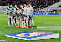 REAL MADRID C. F. - Madrid, España - Temporada 2015-16 - Keylor Navas, Sergio Ramos, Kroos, Varane, Benzema y Cristiano Ronaldo; James, Carvajal, Isco, Marcelo y Modric - A. S. ROMA 0, REAL MADRID 2 (Cristiano Ronaldo y Jesé) - 17/02/2016 - UEFA Champions League, octavos de final, partido de ida - Roma, Italia, estadio Olímpico