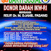 Donor Darah Banyak Yang Minat, Mubes IKW-RI Pindah ke Gedung Bagindo Aziz Chan Youth Center