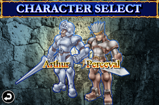 Ghosts 'N Goblins character select screen