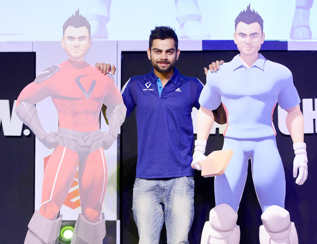 Virat Kohli's 3D animated avatar