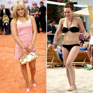 Hilary Duff Weight Loss Before and After