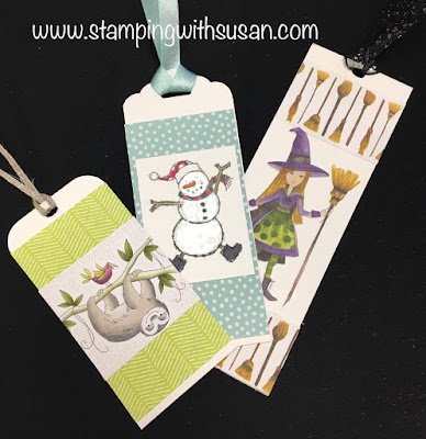 www.stampingwithsusan.com, Stampin' Up!, Bookmarks, 2018 Holiday Catalog