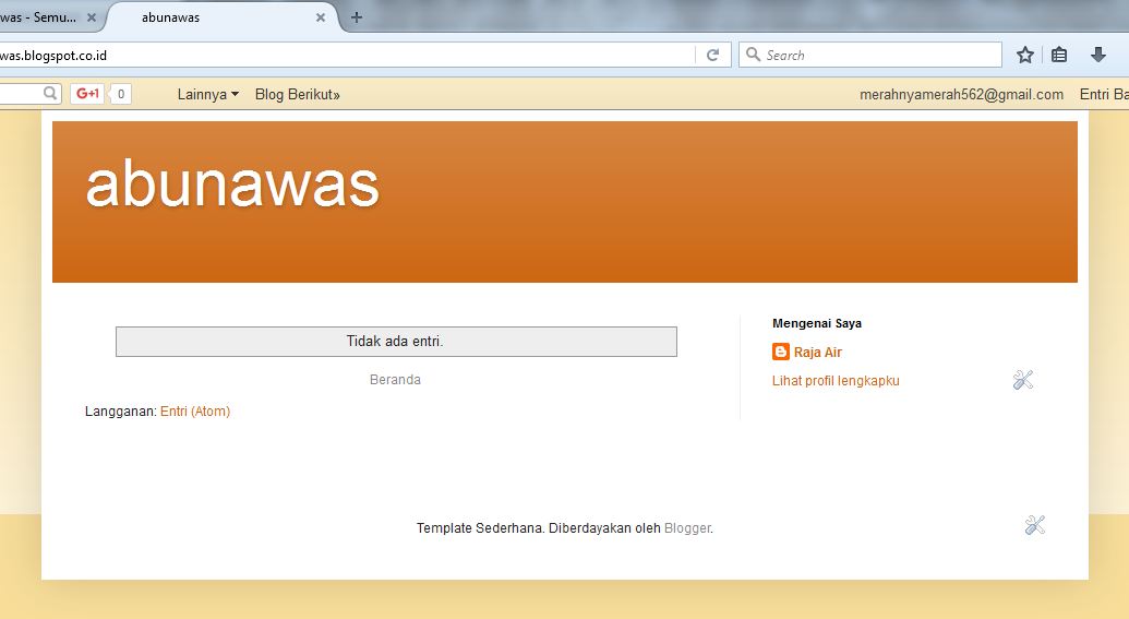 Cara Membuat Blog Gratis Di Blogger