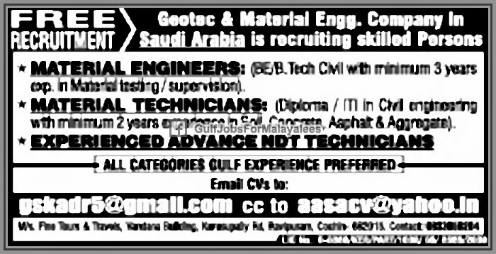 Free Recruitment for KSA