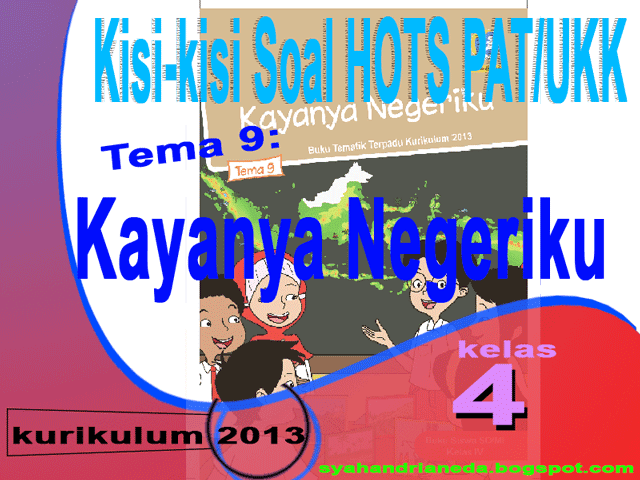 kisi kisi soal hots kelas 4 PAT/UKK kurikulum 2013