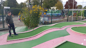 Crazy Golf at Riverside Park in Stourport on Severn