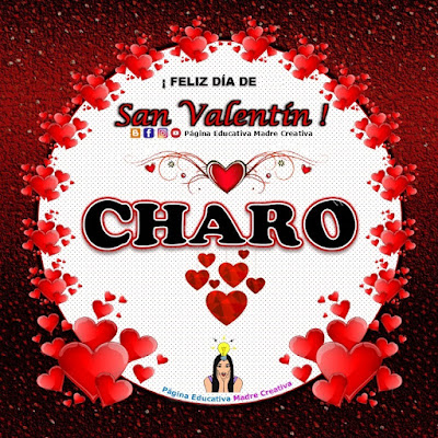 Feliz Día de San Valentín - Nombre Charo